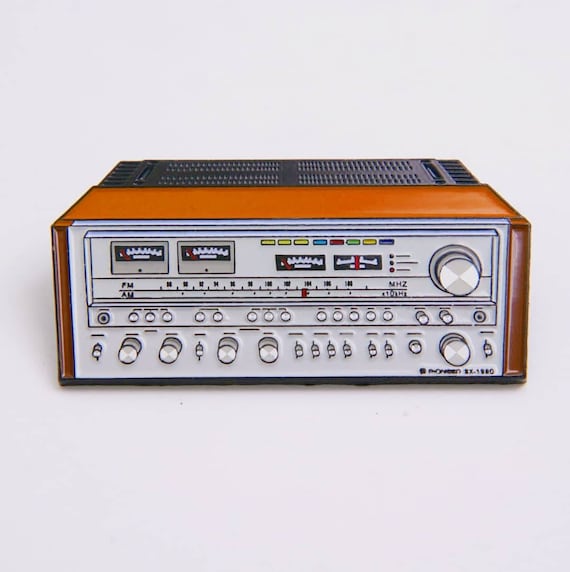 Limited Edition Pioneer Sx-1980 Enamel Pin Vintage Receiver - Etsy