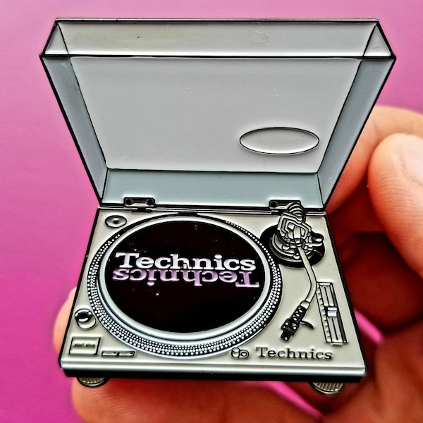 New Limited Edition Technics 1200 Turntable Lapel Pin