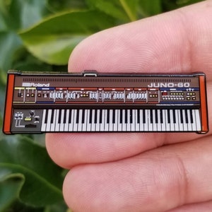 Limited Edition Roland Juno 60 Synth Lapel Pin Synthesizer