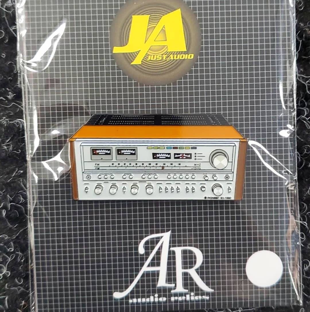 ⭐️希少価値⭐️1980’s OLD STYLE ⭐️バーミラー ビンテージ Limited Edition Pioneer Sx-1980 Enamel Pin Vintage Receiver