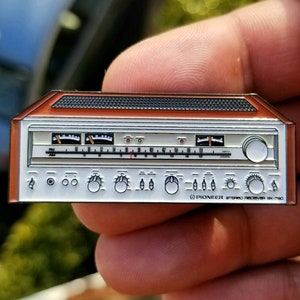Limited Edition Pioneer SX-780 Lapel Pin Vintage Receiver