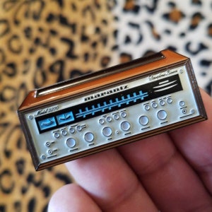 Limited Marantz 2270 Stereo Receiver Enamel Pins (Silverface)