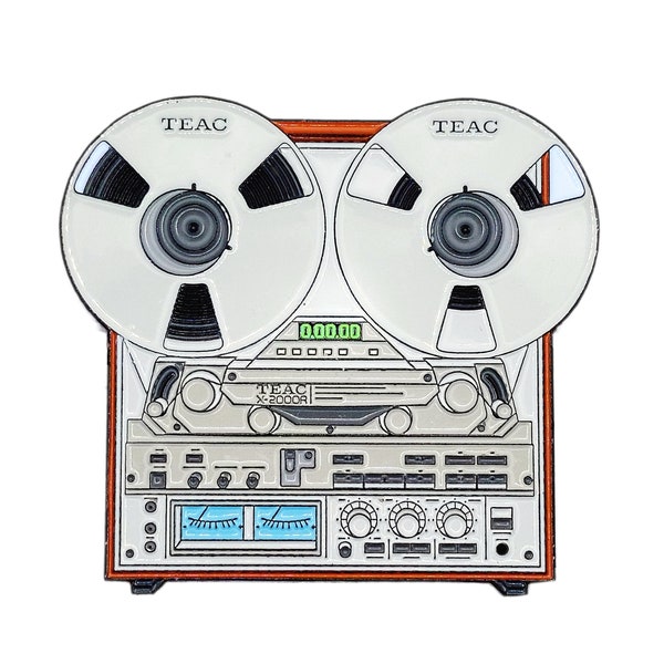 Limited Edition Teac X 2000R Lapel Pin Vintage Reel