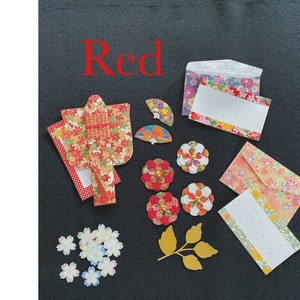 Découpes de journaux indésirables, embellissements de style japonais, éphémères, scrapbooking, fabrication de cartes, inspiration vintage, papier origami, Yuzen washi
