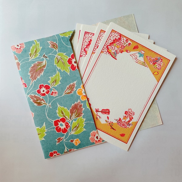 Cartes postales japonaises Aka-e, peintes à la main, carte vierge, message, lot de 12, motifs de poterie, souvenir de voyage, petit cadeau, oeuvre d'art traditionnelle