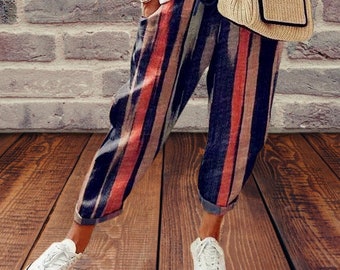 Pantalón volantes boho mujer toque de elegancia femenina confortable sensación de ligereza