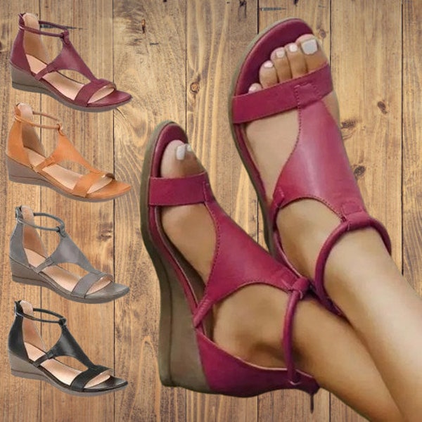 sandales femmes à talons chaussures d'été confortable élégante
