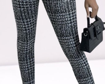 Schlanke Damen-Leggings mit Taschen und schmalem, flexiblem Oberteil