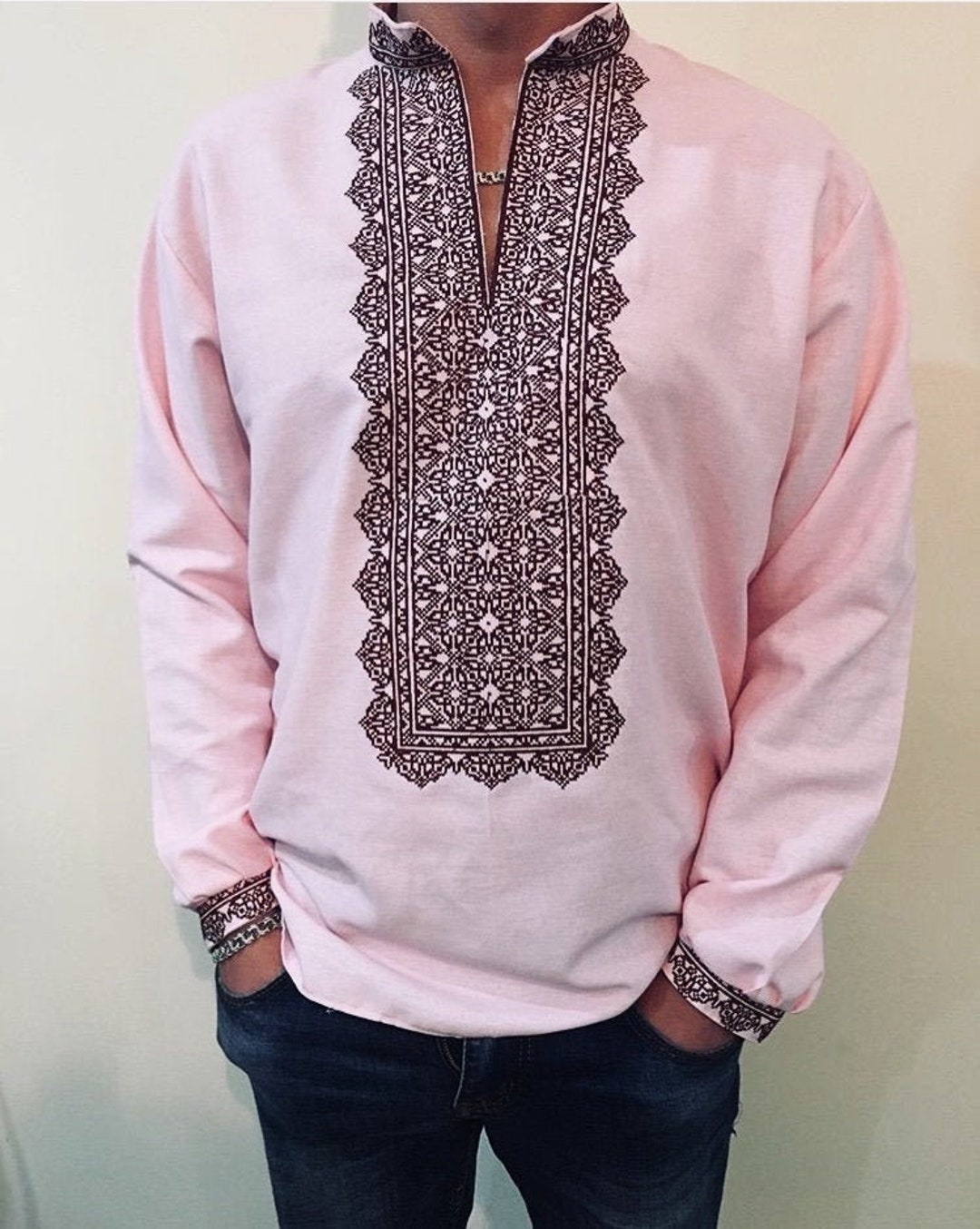 Man embroidery shirt 