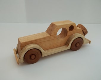 wooden car