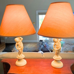 Cherub Lamps - set of 2