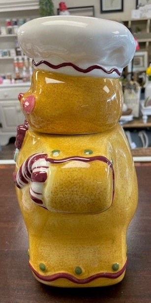 5-Piece Cute Gingerbread Man Candy Jars With Lids - 500ml PET Plastic Storage Bottles, Christmas Theme