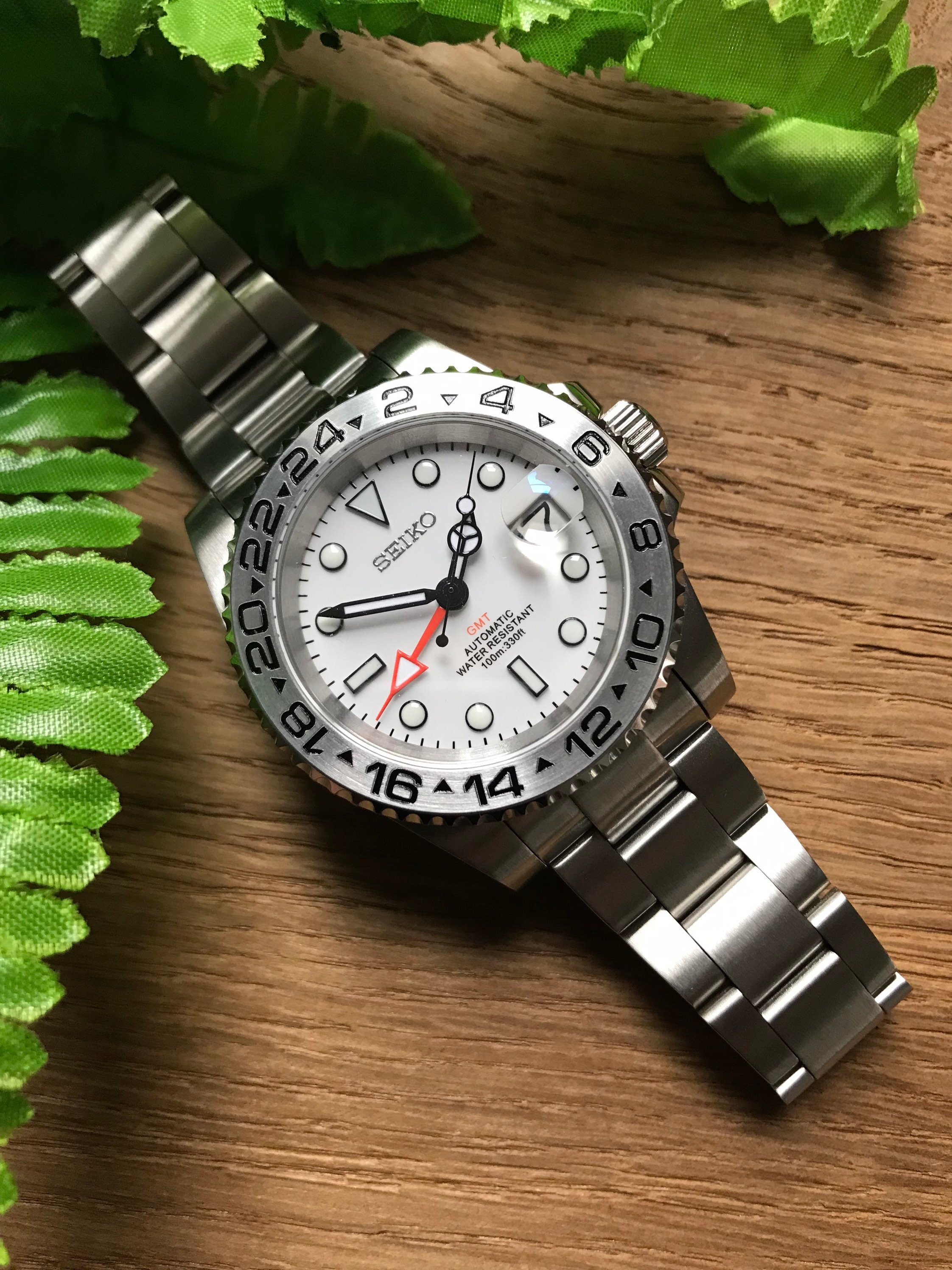 Seiko GMT - Explorer II Silver