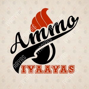 AMMO Team Fan IYAAYAS - Long Sleeve T-Shirt Gildan 100% Cotton - 9 Colors to Choose From