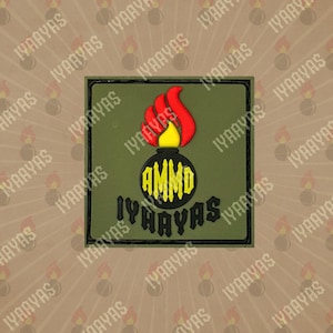 Patch 2" X 2" AMMO IYAAYAS PVC
