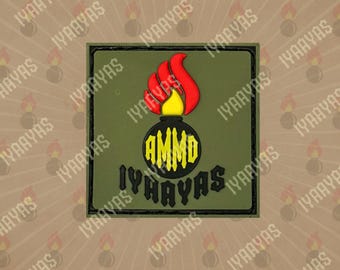 Patch 2" x 2" munitie IYAAYAS PVC