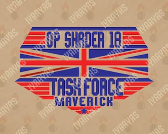 Task Force Maverick - Short Sleeve T-Shirt Gildan 100% Cotton - 10 Colors to Choose From