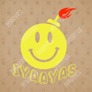 Happy Face AMMO Bomb - T-shirt a maniche corte Gildan 100% cotone - 10 colori tra cui scegliere