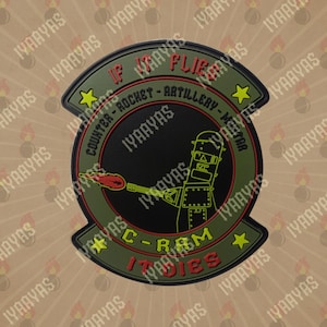Patch - If It Flies It Dies C-RAM - Embossed PVC