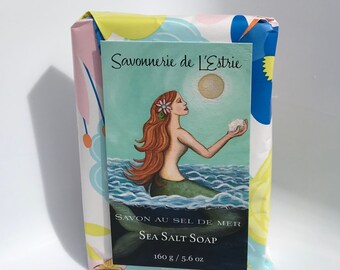 Sea Salt Soap: Unscented 160g