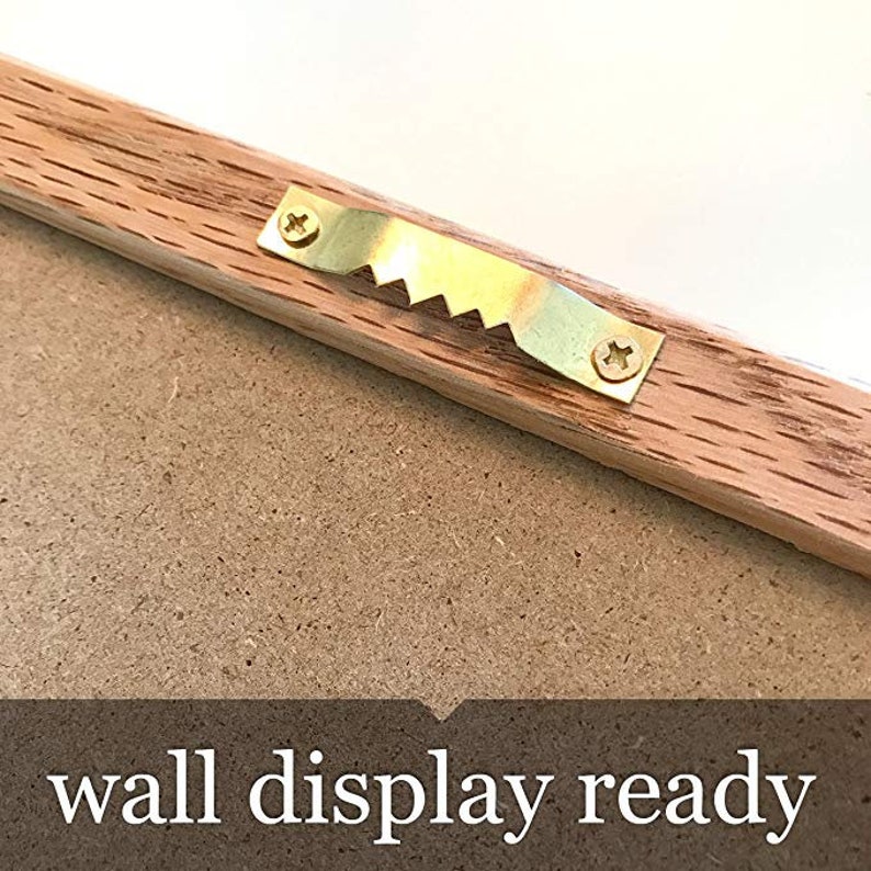 Orange Felt Letter Board Set – Handmade Oak Frame, 300 White Letters Bild 6