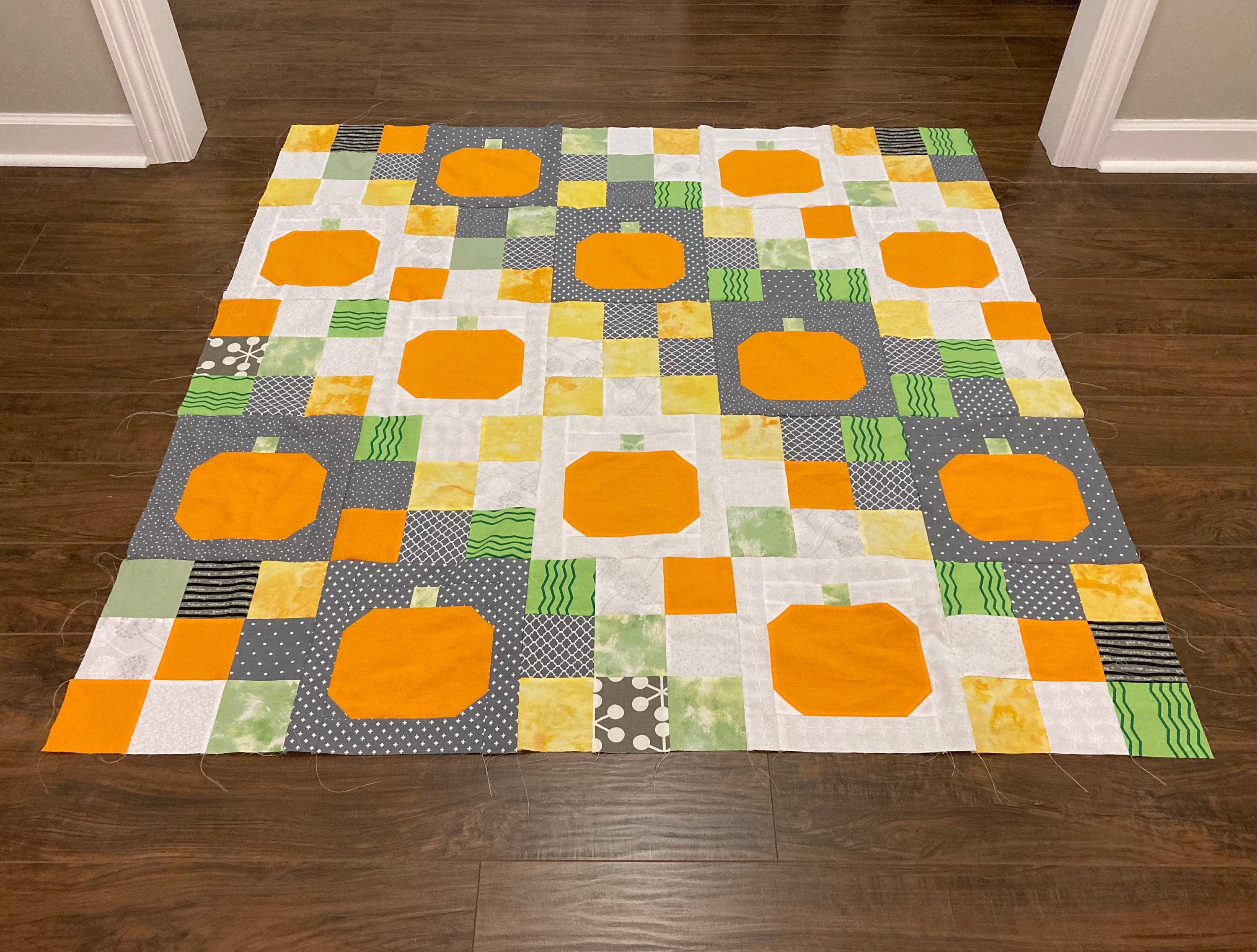 PDF Quilt Pattern Pumpkin Quilt Pattern Pumpkins N Patches | Etsy