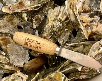 Personalized Oyster Shucker, Engraved Oyster Shucker