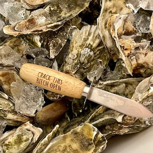 Personalized Oyster Shucker, Engraved Oyster Shucker