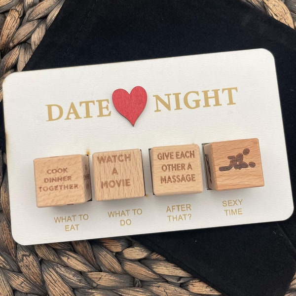 Date Night Dice Game, Romantic Couples Gift
