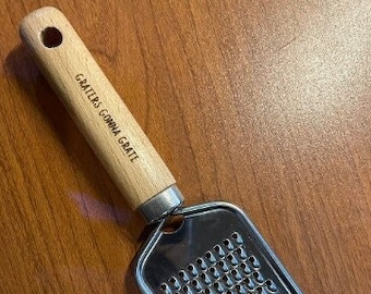 Custom Engraved Cheese Grater, Hand Grater, Graters Gonna Grate, Zester