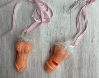 Penis Whistle, Penis Necklace, Bachelorette Party Decor, Girl Party