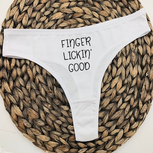 Finger Lickin&#39; Good Thong - Funny Thong