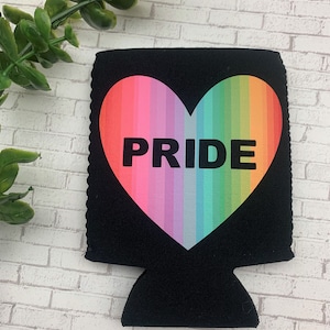Pride Heart Can Cooler