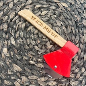 Custom Pizza Axe Slicer, Personalized Pizza Cutter Axe, Fireman Gift