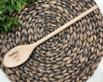 Spankinglepel, gepersonaliseerde houten keukenlepel