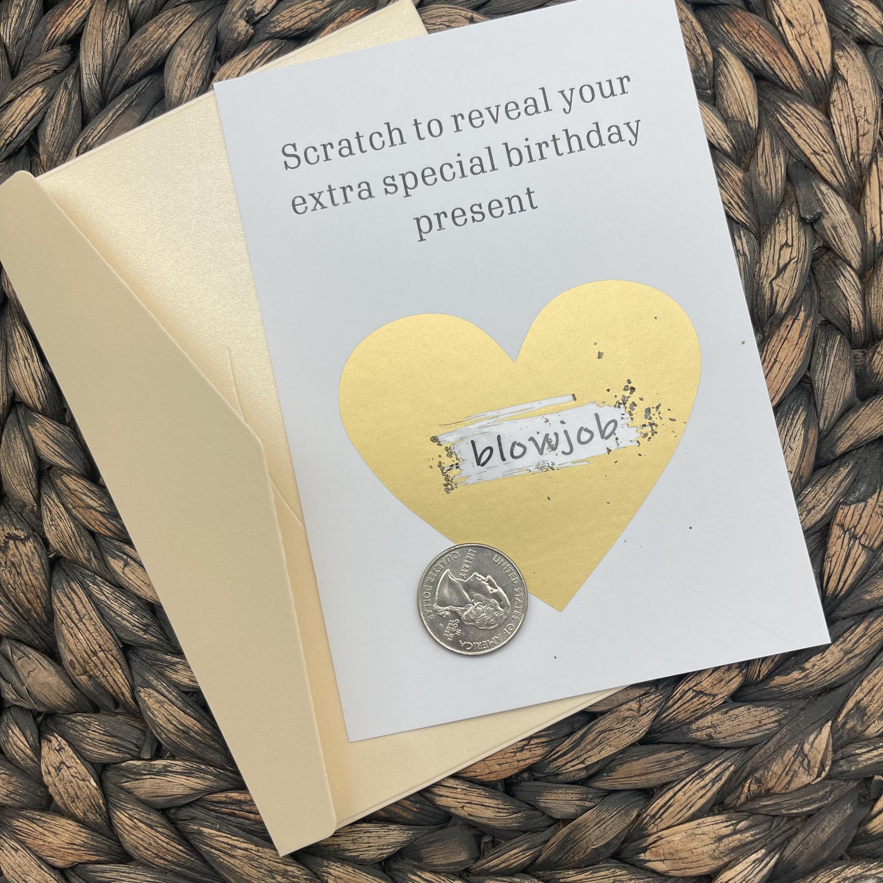 Funny blowjob card - Etsy France