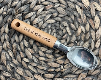 Custom Engraved Ice Cream Scoop, Personalized Ice Cream Scoop