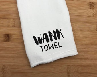 Funny Adult Humor Towel - "Thank You Cum Again" Flour Sack Towel