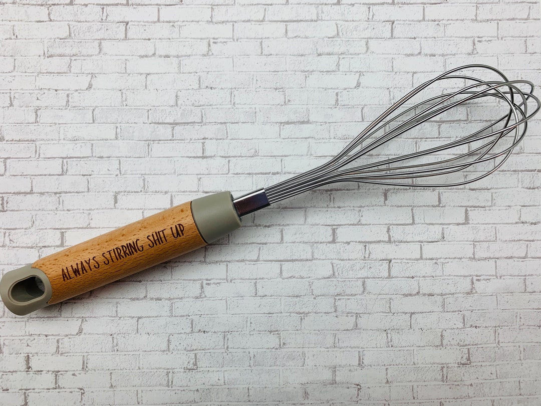 Custom Whisk Personalize With Any Name or Phrase, Chef Gift, Egg Beater