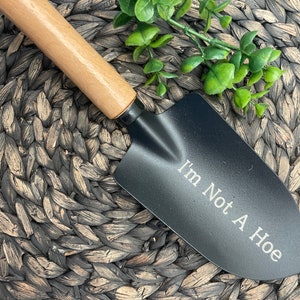 Custom Enrgaved Blade Garden Trowel - Personalize with any name or phrase!, Gardener Gift, Gardening Shovel