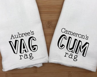 Personalized Gag Cotton Towel Set – Bachelorette Party Gift