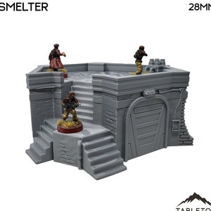 Smelter - Ord Ferrum - Star Wars Legion Terrain Outer Rim Andor Ferrix Tabletop Terrain Wargame Terrain Desert Terrain Miniature Scenery