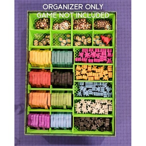 Power Plants Deluxe Edition Board Game Insert / Organizer