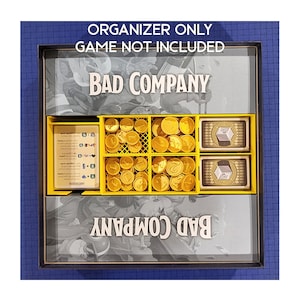 Bad Company Board Game Insert / Organizer