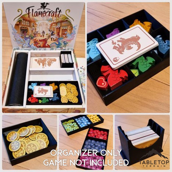 Flamecraft (Retail) Board Game Insert / Organizer