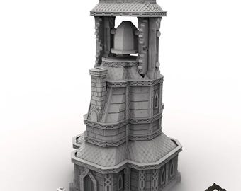 Dzwonnica Krasnoludów - Teren do gry bitewnej Fantasy DND Miniatura do gry fabularnej 28 mm 32 mm