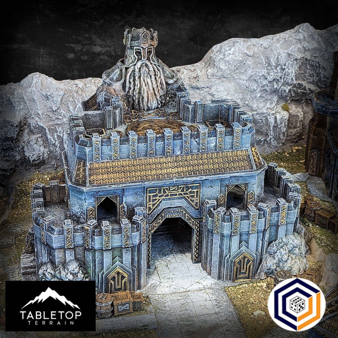 The Great Hall - Kingdom of Durak Deep - Tabletop Terrain High Fantasy ...
