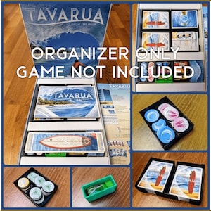 Tavarua Board Game Insert / Organizer