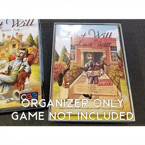 Last Will + Getting Sacked Expansion Board Game Insert / Organizer