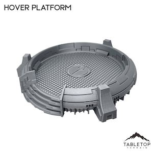 Greater Good Hover Platform - Voroni Collective - Tabletop Terrain Greater Good Grimdark Miniature Wargame Sci-Fi 28mm 32mm
